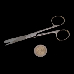 Scissors tip & blunt nose | straight | stainless steel | 13cm