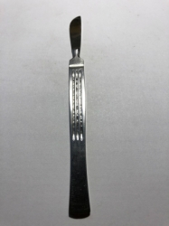 Scalpel one edge | streight |  stainless steel | edge 45 mm